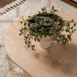 CALICOSY - Salontafel IRIS - Saffier eiken - 39,8x119x60 cm