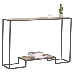 CALICOSY - Sidetable - Eikenhouten decor - 80x120x