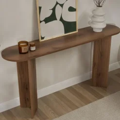 CALICOSY - Sidetable SIRA - Walnoot - 75x150x35 cm