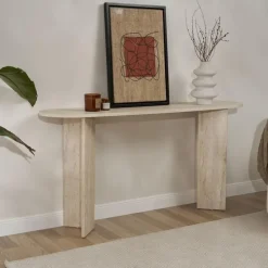 CALICOSY - Sidetable SIRA - Travertijn - 75x150x35 cm