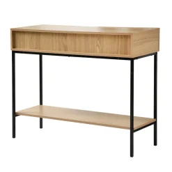 CALICOSY - Sidetable TESSA - Licht hout - 81x100x35 cm