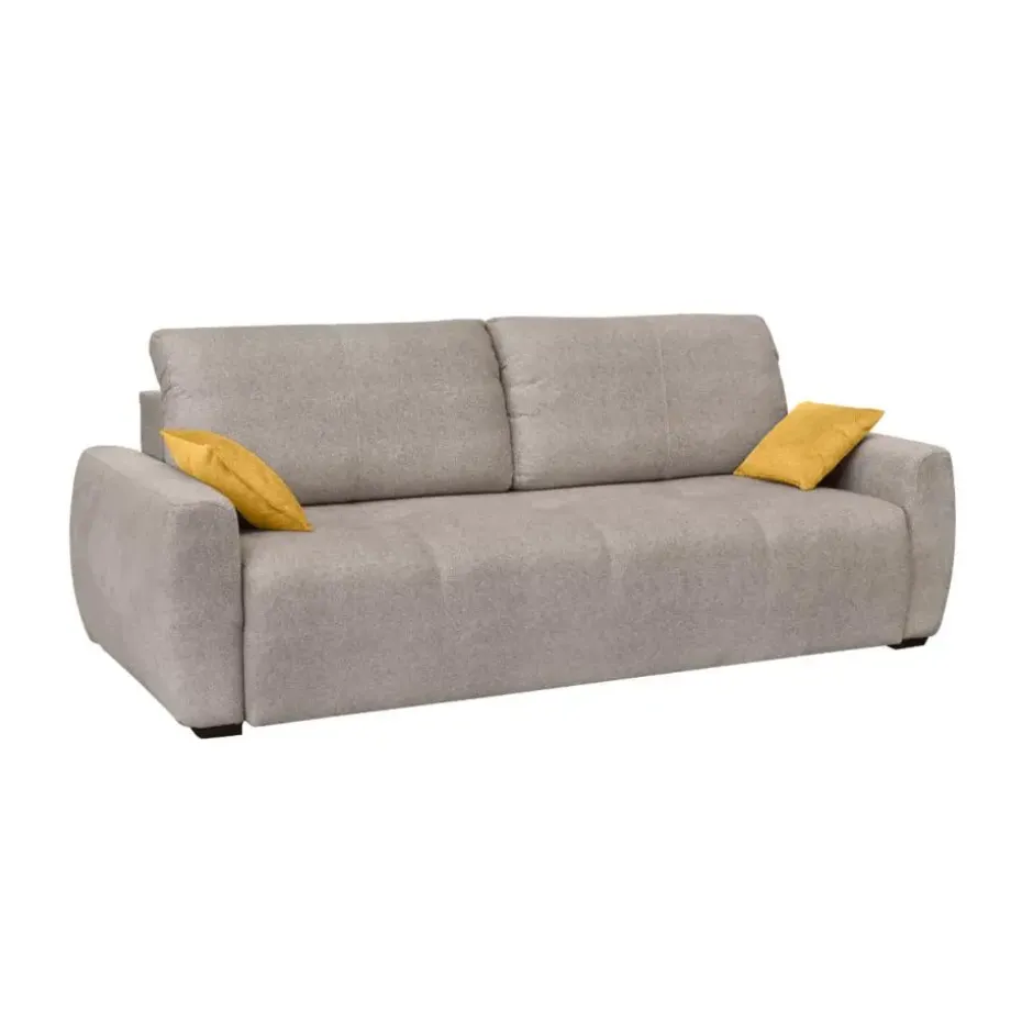 CALICOSY - Slaapbank ALBA - Beige - 76x246x112 cm