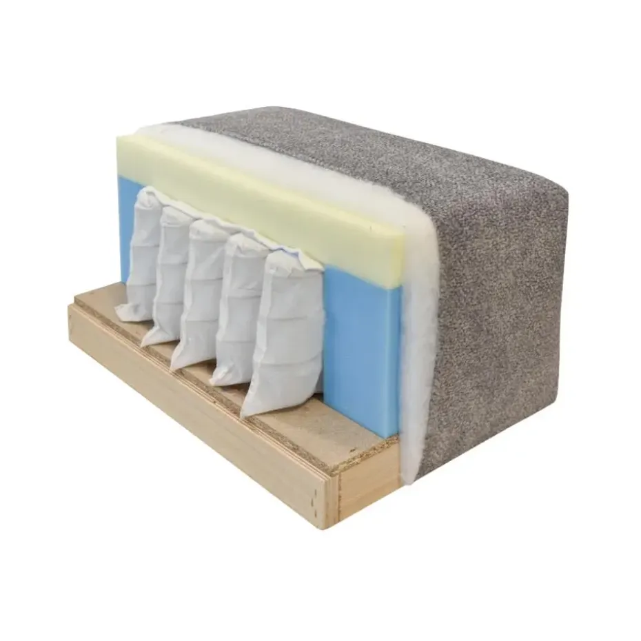 CALICOSY - Slaapbank ALBA - Beige - 76x246x112 cm