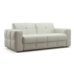 CALICOSY - Slaapbank CAMERON - Beige - 84x207x102 cm