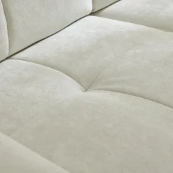 CALICOSY - Slaapbank CAMERON - Beige - 84x207x102 cm