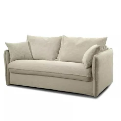 CALICOSY - Slaapbank MIRA - Ecru - 90x185x104 cm