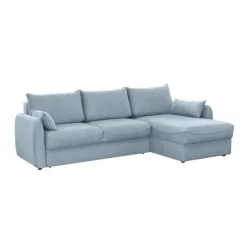 CALICOSY - Slaapbank NAOMI - Blauw - 90x260x175 cm