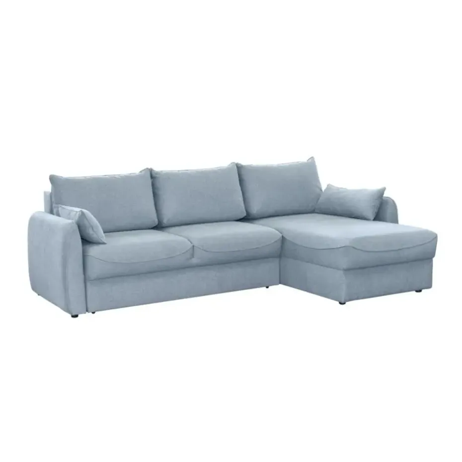 CALICOSY - Slaapbank NAOMI - Blauw - 90x260x175 cm