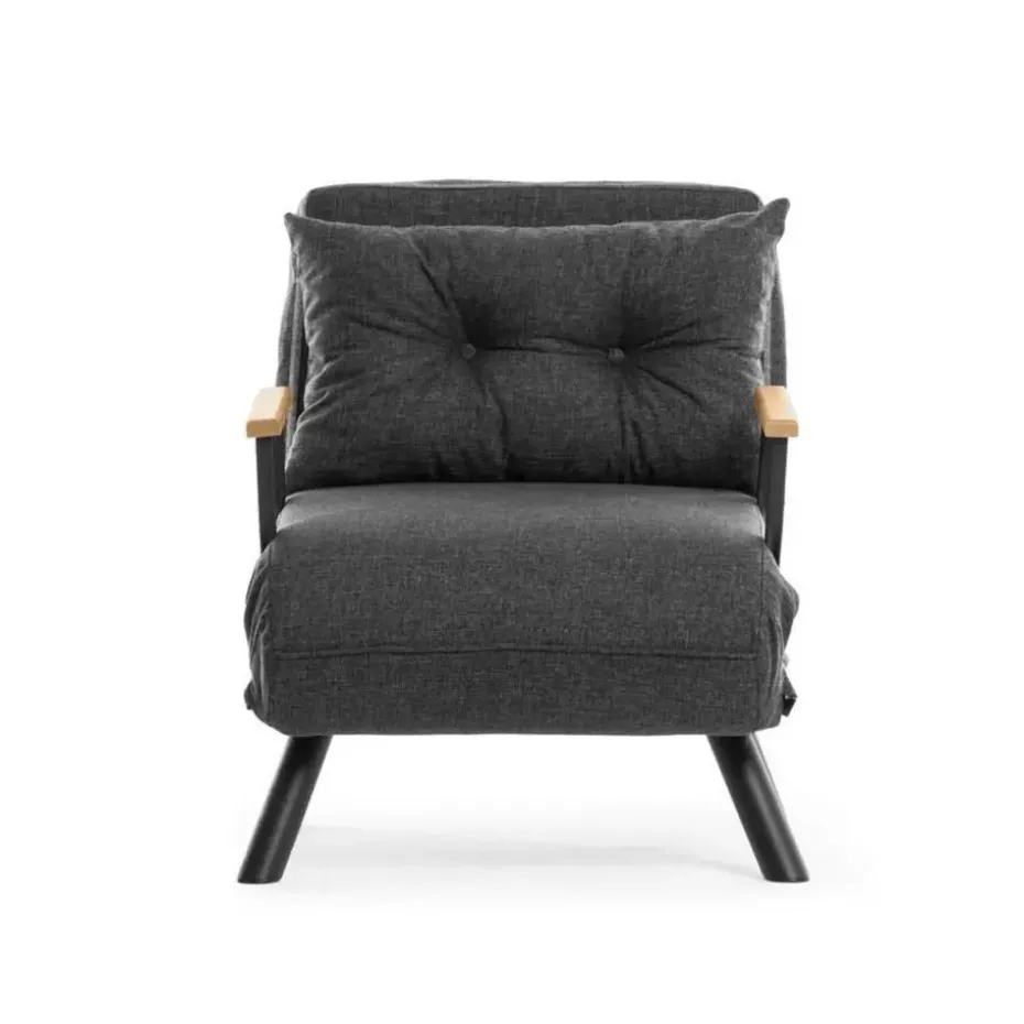 CALICOSY - Slaapfauteuil in stof SANDO - 50x67x41 cm