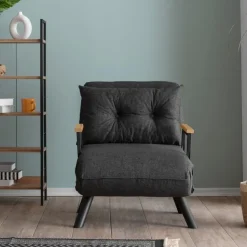 CALICOSY - Slaapfauteuil in stof SANDO - 50x67x41 cm