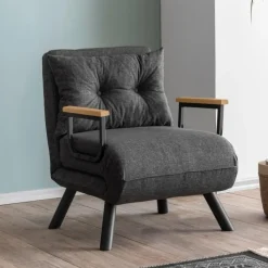 CALICOSY - Slaapfauteuil in stof SANDO - 50x67x41 cm