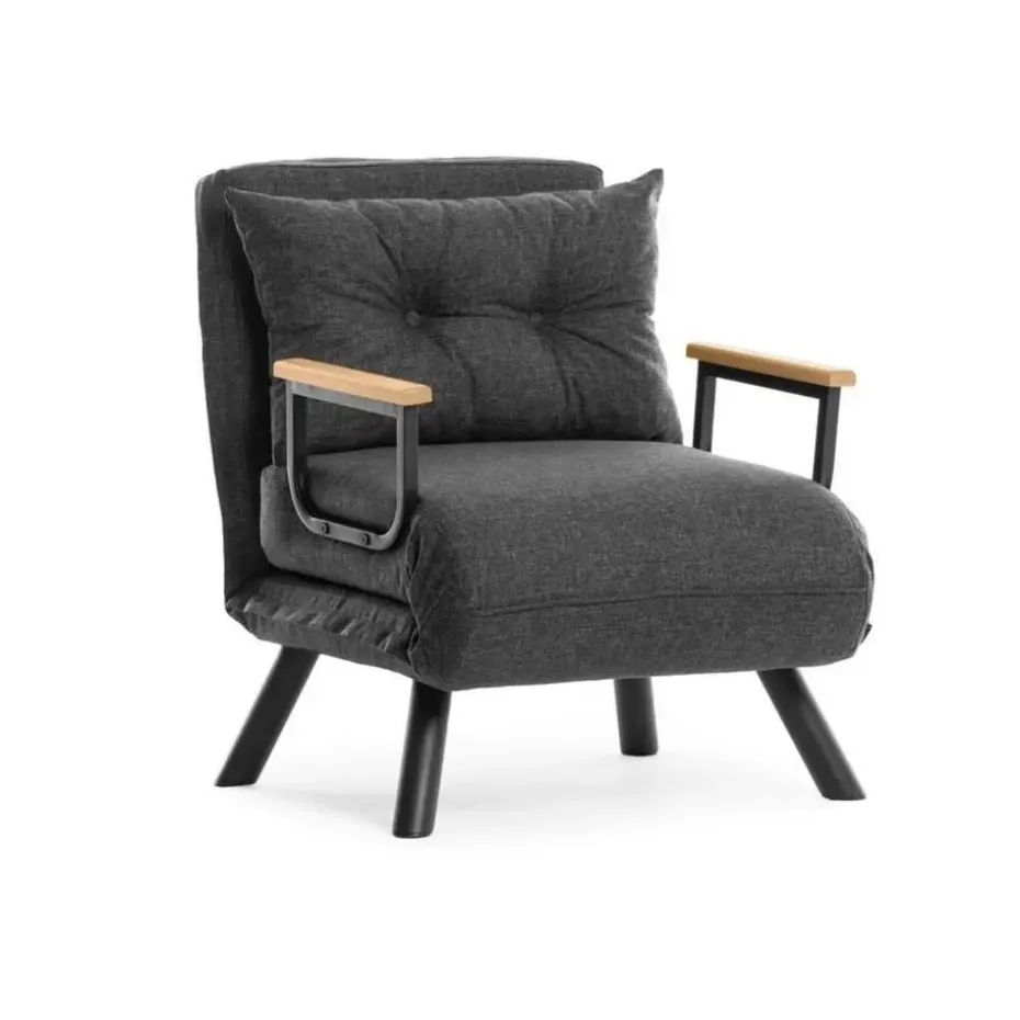 CALICOSY - Slaapfauteuil in stof SANDO - 50x67x41 cm