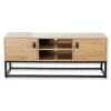 CALICOSY - TV-Meubel JILL - Donker hout - 48x120x