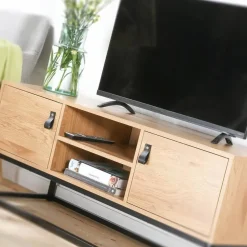 CALICOSY - TV-Meubel JILL - Donker hout - 48x120x