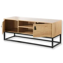 CALICOSY - TV-Meubel JILL - Donker hout - 48x120x