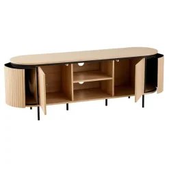 CALICOSY - TV-Meubel MALAGA - Licht hout - 55x150x40 cm