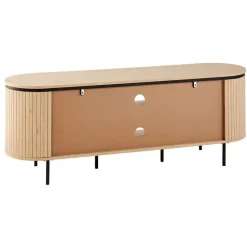 CALICOSY - TV-Meubel MALAGA - Licht hout - 55x150x40 cm