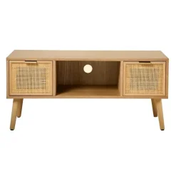 CALICOSY - TV-Meubel MIYA - Licht hout - 45x100x42 cm