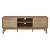 CALICOSY - TV-Meubel PALMO - Licht hout - 49x140x39 cm