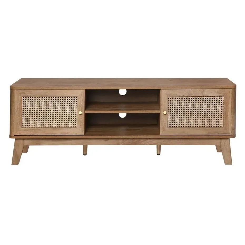 CALICOSY - TV-Meubel PALMO - Licht hout - 49x140x39 cm