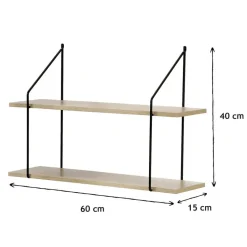 CALICOSY - Wandrek - Hout - 40x60x15 cm