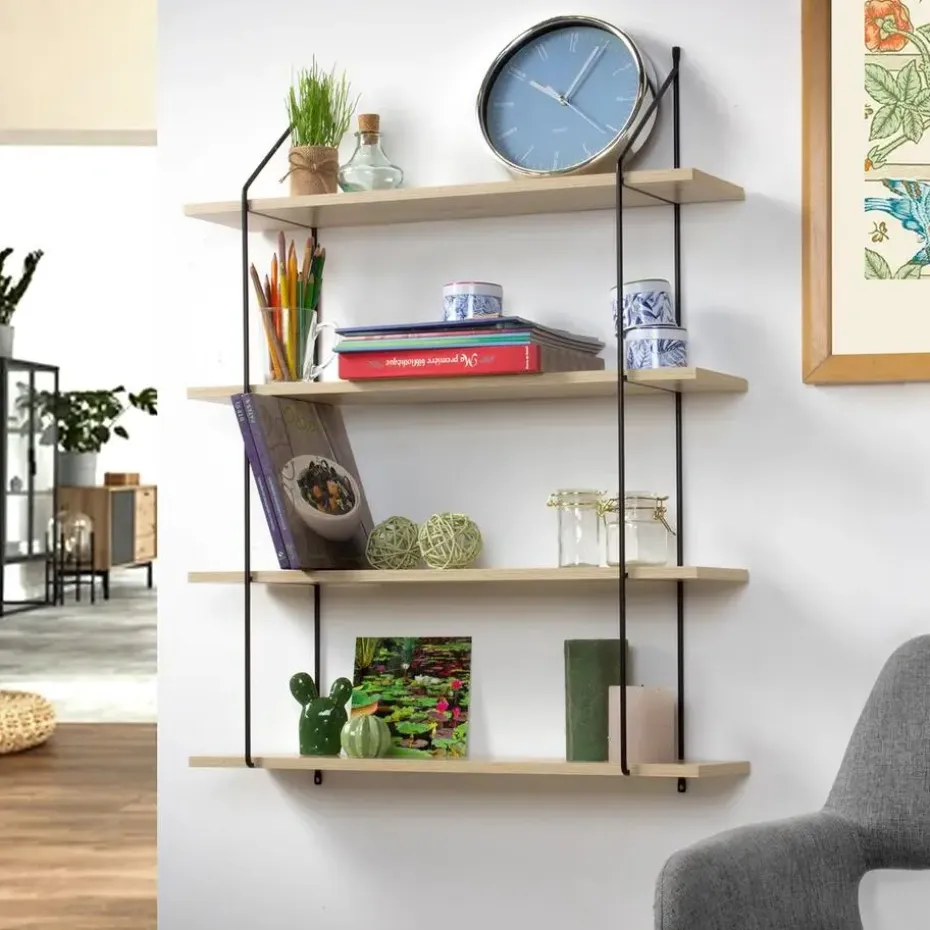 CALICOSY - Wandrek - Hout - 80x60x16 cm