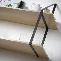 CALICOSY - Wandrek - Licht hout - 60x80x30 cm