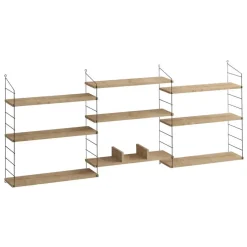 CALICOSY - Wandrek LABA - Licht hout - 85x216x20 cm