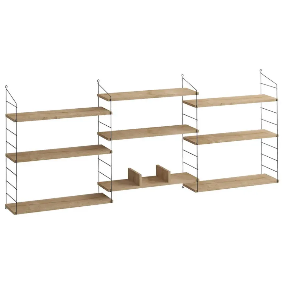 CALICOSY - Wandrek LABA - Licht hout - 85x216x20 cm