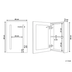 CAMERON - Badkamermeubel - Wit - Multiplex