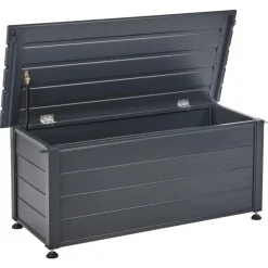 CAMPALTO - Kussenbox - Donkergrijs - 113 x 50 cm - Aluminium