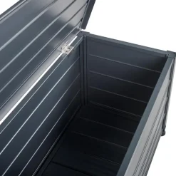 CAMPALTO - Kussenbox - Donkergrijs - 113 x 50 cm - Aluminium