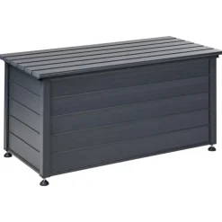 CAMPALTO - Kussenbox - Donkergrijs - 123 x 60 cm - Aluminium