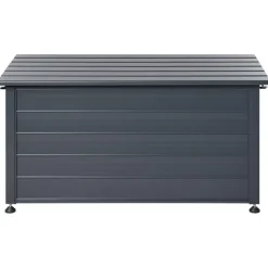 CAMPALTO - Kussenbox - Donkergrijs - 123 x 60 cm - Aluminium