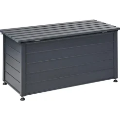 CAMPALTO - Kussenbox - Donkergrijs - 123 x 60 cm - Aluminium