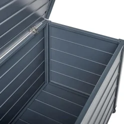 CAMPALTO - Kussenbox - Donkergrijs - 123 x 60 cm - Aluminium