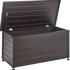 CAMPALTO - Kussenbox - Donkerbruin - 123 x 60 cm - Aluminium