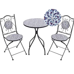 CAMPRENA - Balkonset - Zwart - Metaal