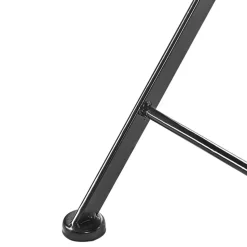 CAMPRENA - Tuinstoel set van 2 - Zwart - Metaal