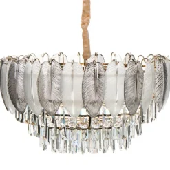 CANAGUA - Kroonluchter - Messing/Transparant - Glas