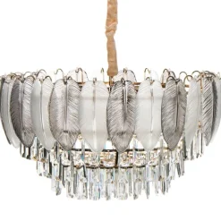 CANAGUA - Kroonluchter - Messing/Transparant - Glas