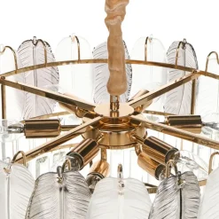 CANAGUA - Kroonluchter - Messing/Transparant - Glas