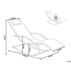 CARANO II - Strandstoel - Beige - Staal