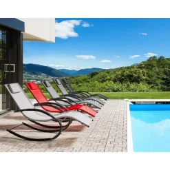 CARANO II - Strandstoel - Beige - Staal