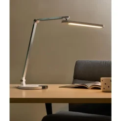 CAROY - Bureaulamp LED - Wit - Synthetisch materiaal