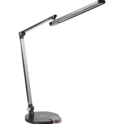 CAROY - Bureaulamp LED - Zwart - Synthetisch materiaal