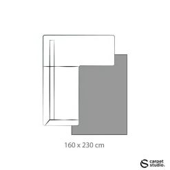 Carpet Studio Ohio Vloerkleed - Grijs - 160x230cm