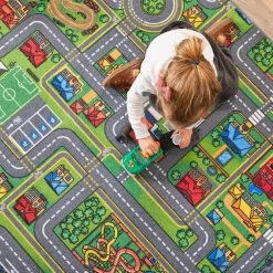 Carpet Studio Playcity Speelkleed - Meerkleurig - 95x133cm