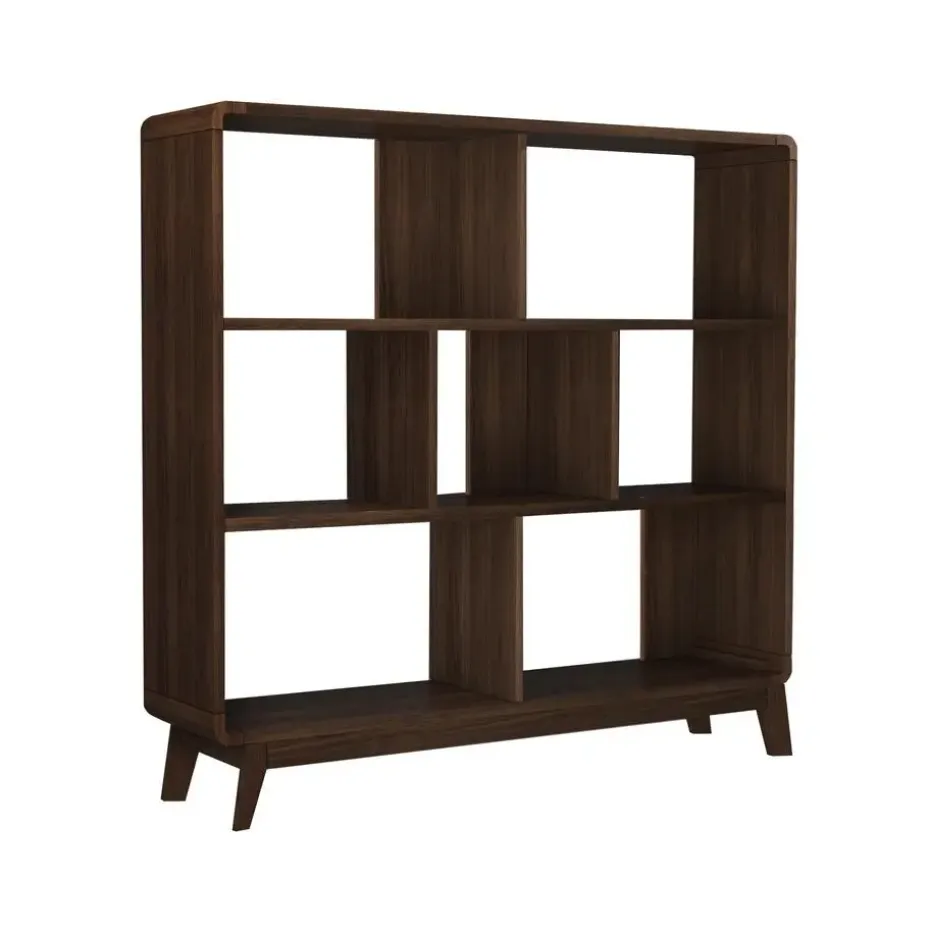 Cassie - Boekenkast walnoot spaanplaat