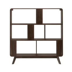 Cassie - Boekenkast walnoot spaanplaat